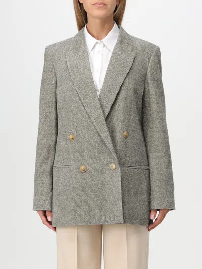 Alysi Blazer  Woman Color Grey In Grau