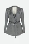 Alysi Blazer Antracite In Gray