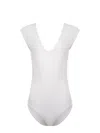 Alysi Body Made Of Cotton Blend. In White