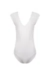 Alysi Body Made Of Cotton Blend. In White