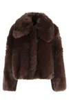 Alysi Bomberino Collo Camicia In Brown
