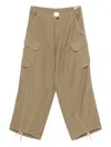 Alysi Cargo Trousers In Brown