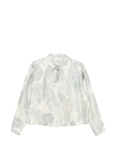 Alysi Brushed Print Regular Top In Neutral