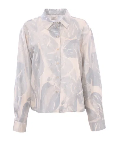 Alysi Brushed Print Regular Top In Multi