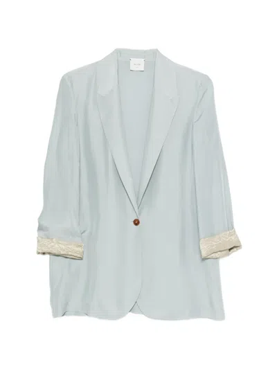 Alysi Button-closure Cuffed Shirt In Blue