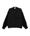Alysi Button-front Cardigan In Black