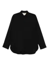 Alysi Button-up Shirt In Black