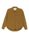 Alysi Button-up Shirt In Brown