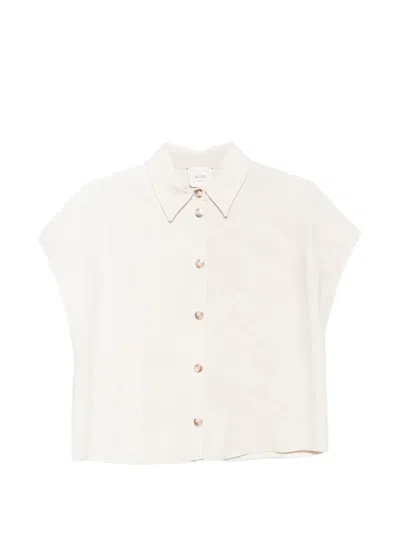 Alysi Buttoned Shirt In White