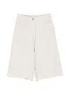 Alysi Buttoned Shorts In Neutral