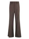 Alysi Pantalone Flanella In Brown