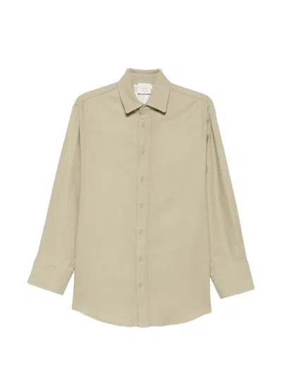 Alysi Button-fastening Long-sleeve Shirt In Neutral