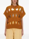 Alysi Hollow Knit Sweater