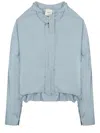 Alysi Blue Relaxed Solid Shirt In Blue