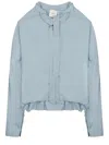 Alysi Blue Relaxed Solid Shirt In Blue