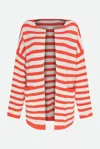 Alysi Cardigan A Righe Multicolore In Multicolore