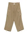 Alysi Cargo Trousers In Brown