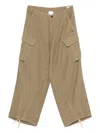 Alysi Cargo Trousers In Brown