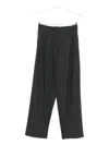 Alysi Pleat Detail Track Pants In Black