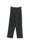 Alysi Pleat Detail Track Pants In Gray