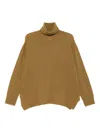 Alysi Cashmere Turtle-neck Jumper In Neutral