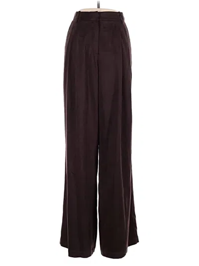 Alysi Casual Pants In Burgundy