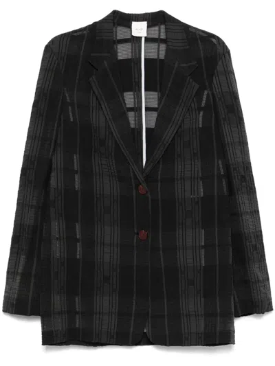 ALYSI CHECKED BLAZER