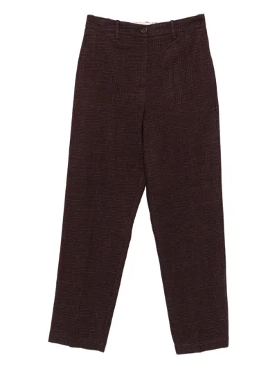 ALYSI CHECKERED TROUSERS