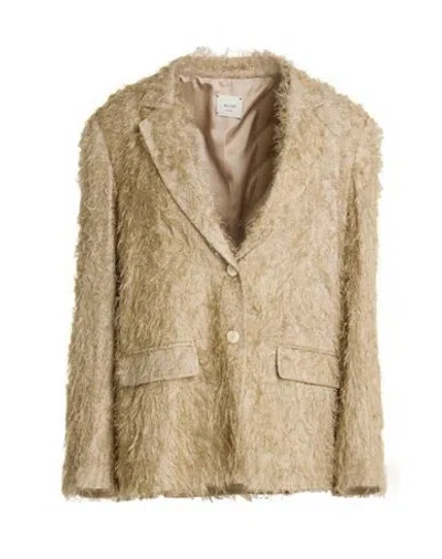 Alysi Chocolat Woman Blazer Beige Size 0 Viscose In Neutral