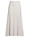 Alysi Chocolat Woman Midi Skirt Light Pink Size M Merino Wool