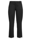 Alysi Chocolat Woman Pants Black Size 2 Polyester, Virgin Wool, Elastane