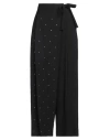 Alysi Chocolat Woman Pants Black Size 4 Polyester, Virgin Wool, Elastane In Black