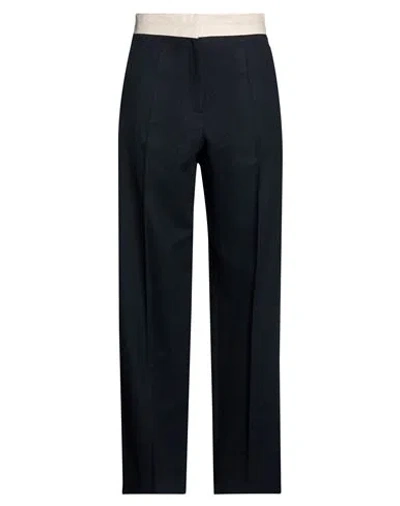 Alysi Chocolat Woman Pants Black Size 4 Virgin Wool