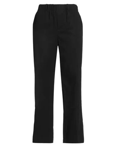Alysi Chocolat Woman Pants Black Size 8 Cotton