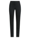 Alysi Chocolat Woman Pants Black Size 8 Cotton, Polyamide, Elastane
