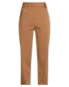 Alysi Chocolat Woman Pants Brown Size 8 Cotton, Elastane