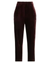 Alysi Chocolat Woman Pants Brown Size 8 Viscose, Polyester In Black