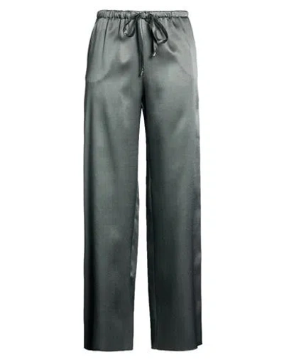 Alysi Chocolat Woman Pants Dark Green Size 6 Viscose, Virgin Wool, Cotton