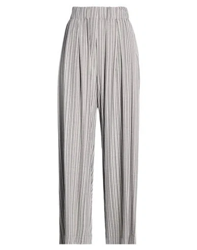 Alysi Chocolat Woman Pants Grey Size 4 Viscose, Elastane In Gray