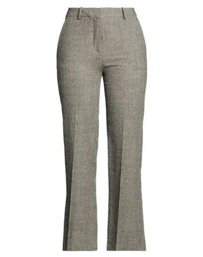 Alysi Chocolat Woman Pants Taupe Size 2 Virgin Wool In Gray