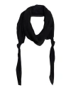 Alysi Chocolat Woman Scarf Black Size - Silk