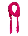 Alysi Chocolat Woman Scarf Fuchsia Size - Silk In Pink