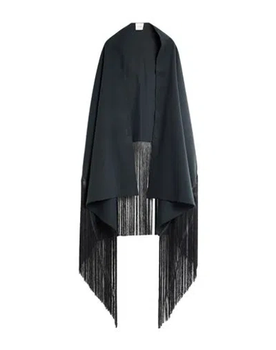 Alysi Chocolat Woman Scarf Grey Size - Virgin Wool