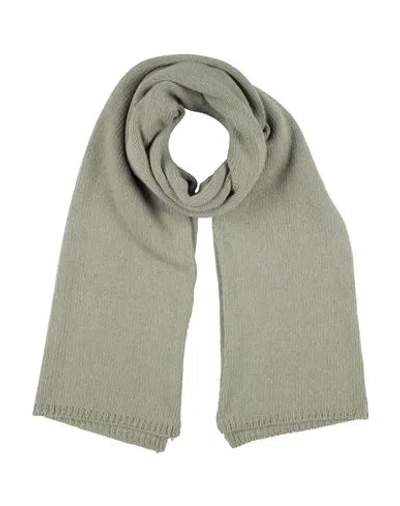 Alysi Chocolat Woman Scarf Sage Green Size - Merino Wool, Cashmere