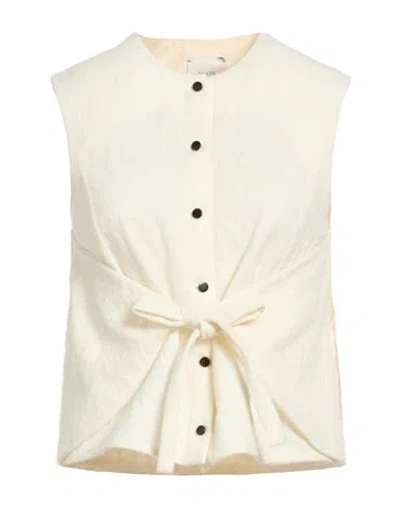 Alysi Chocolat Woman Shirt Ivory Size 4 Virgin Wool In Neutral