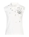 Alysi Chocolat Woman T-shirt Off White Size M Cotton