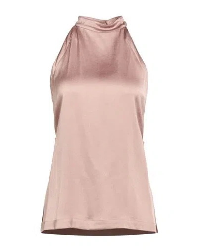 Alysi Chocolat Woman Top Antique Rose Size 6 Acetate, Viscose In Pink