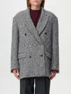 Alysi Coat  Woman Color Black In Schwarz