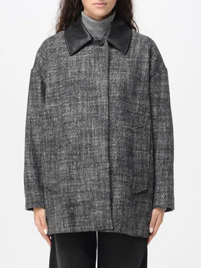 ALYSI 大衣 ALYSI 女士 颜色 灰色,H40662020