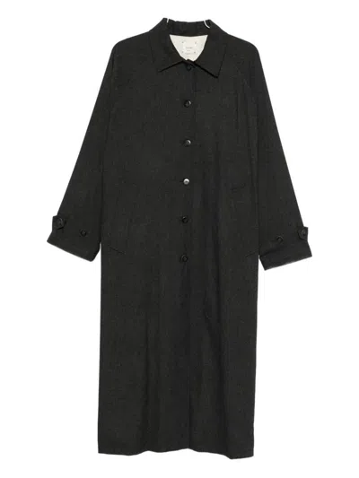 Alysi Coats Grey In Black